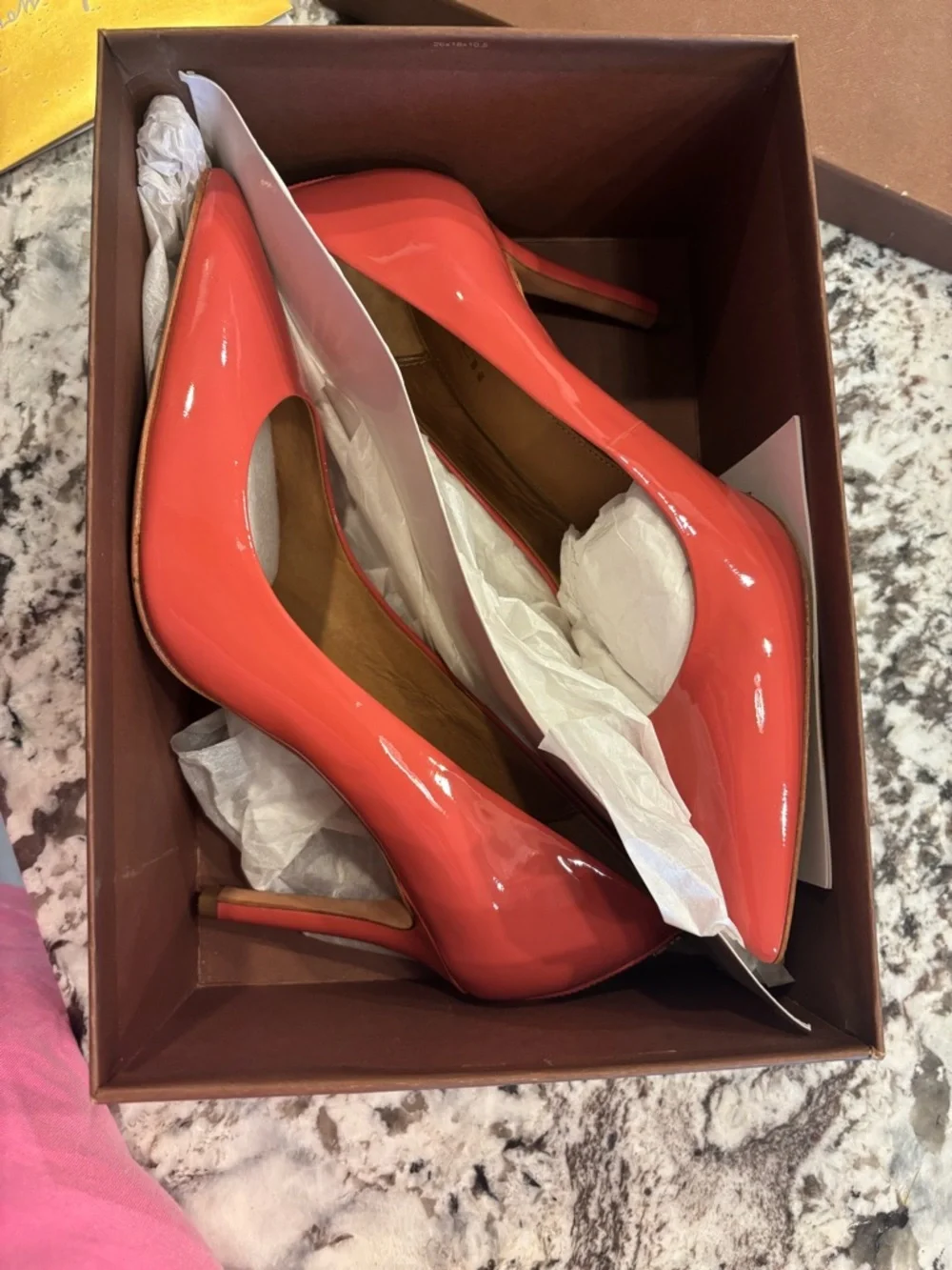 Coach Teddie Patent Pointed-Toe Pumps in Loganberry Pink - Picture 2 of 8